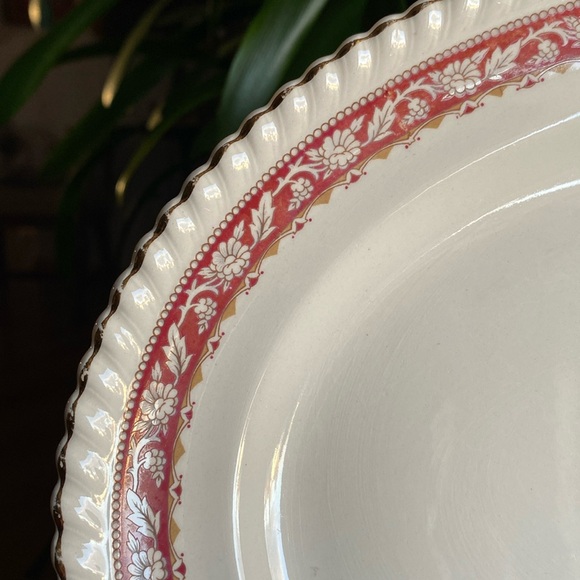 Antique 1910’s Johnson Brothers JB519 Platter Old English Ironstone England Rare - Picture 4 of 10